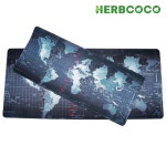 허브코코 PC방 게임방 컴퓨터 학원 데스크탑 용 대형 세계지도 마우스 데스크 매트 게이밍 패드 장패드 : 허브코코