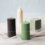 원형 스트라이프 pc몰드 캔들몰드 엘레강스 라인 디자인캔들몰드 : 헬로코코리