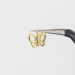미니 나비 펜던트 6.5mm x 7mm [P0021_G]  : 게코크레용