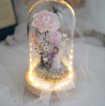 피규어 프리저브드플라워 유리돔 신혼집선물 무드등 : 랩센트