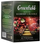 [2 PACK] black tea Greenfield REDBERRY CRUMBLE Beverages Grocery Gourmet Food [20 of tea p : 해외직구 글로마켓 B