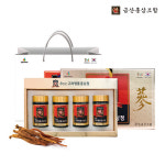6년근 고려 명품 홍삼정 240G 4병 1박 쇼핑백 : 금산홍삼조합