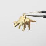 무광 공룡 펜던트 6.5mm x 18mm x 10.5mm [P0049_MG] : 비즈포유