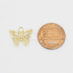 나비 펜던트 15mm x 13.5mm [P0027_G] : 비즈포유