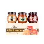 하회마을3종 장류선물세트(본사운영)안동 자연발효 저온숙성 장류세트 추석 설날 명절 선물용 : 농업회사법인하회주식회사