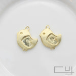 병아리 펜던트11.5mm X 13.5mm [P0039_G] : 비즈포유