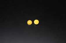 10개 - 엘로우제이드(황옥) 원형 캐보션 4mm : yesbeads