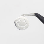 엑스 스마일 펜던트 13mm x 15mm [P0028_S] : 비즈포유