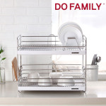 에이스 스텐 2단 식기건조대 대형 설거지건조기 두패밀리 미광건조대 : 두패밀리