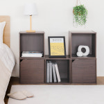 아이리스 코리아 도어형 우드  수납장 수납 공간 박스 CQB-35D : 아이리스프라자