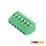 DG308-6P 2.54mm 터미널 블럭 PCB 연결 단자 (5개묶음) [OPEN-CE023-005] : 오픈아이디어