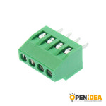 DG308-4P 2.54mm 터미널 블럭 PCB 연결 단자 (5개묶음) [OPEN-CE023-003] : 오픈아이디어