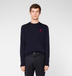 Ami paris 아미 스몰 하트 로고 라운드넥 니트 2컬러 : From LP