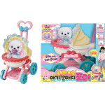 유모차타는 아기강아지 포미 아기토끼 키우기 유아 동물 장난감 : 새똥이꿀복이