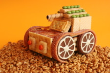 크라운 해태 미니탱크와 자동차 과자집 만들기 키트 쿠키세트 : 모구상점