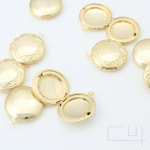 베이직 원형 로켓 펜던트 20mm x 23mm [P0072_G] : 비즈포유
