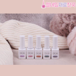 더젤 울리불리 에디션세트 네일 벨벳글리터젤 5종세트 : 젤네일재료천국