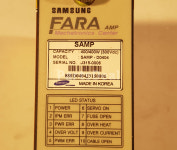 G0125 SAMSUNG FARA AMP SAMP-D0404 400/400W(300Vdc) 삼성 서보콘트롤러 : 파츠딜