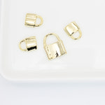 자물쇠 펜던트 (S)9mm x 12mm [P0059_G] : 비즈포유