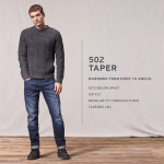 리바이스 502 테이퍼드핏 청바지 Tanager Levis 28 사이즈 : 뢰브레