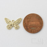나비 펜던트 16mm X 11mm [P0073_G] : 게코크레용