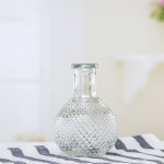 빗살 무늬 유리병 수경재배 VASE : 미미네가든