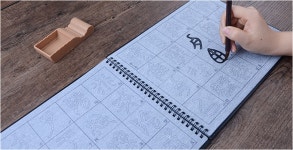 (전서체) 석고문 수사포 / 물로쓰는서예 붓글씨 문방사우 지필묵 문인화 사군자 동양화 : 연후