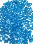 #G3803 카프리 블루 크랙파이어폴리쉬 4mm 체코 비즈 czech beads Fire Polished capri blue crack : 미나비즈