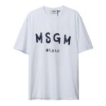 [MSGM] 로고 반팔 티셔츠 2840MM97 207098 01_미판매 : 신세계라이브쇼핑