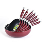 가벼운 업소용 지구마블 후라이팬 북경팬 코팅 웍 프라이 볶음 식당 소형 미니 대형 18cm : 쿡뱅크