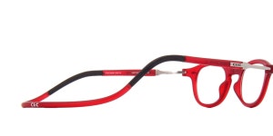 클릭 자석 돋보기 선글라스 아시안핏 안경 magnetic glasses CliC Vintage Red FLEX  reading glasses asian fit 길이 조정가능 : 안경왕