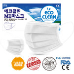 [이나프] 에코클린 국내배송 3중 MB필터 덴탈마스크 50매 대형 : NEOCOMMERCE