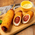 바삭 쫄깃한 프리미엄 핫도그 핫찰도그 치즈,왕빅도그 1팩 980g(140g x 7) : 넘버원떡볶이