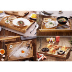 카페 제과점 빵가게 식빵 손잡이 우드 트레이 쟁반 S,M,L : 봉봉상회