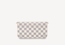 [해외] LOUIS VUITTON 루이비통 포쉐트 펠리쉬 다미에 아주르 캔버스 체인 숄더백 N63106 : 레오비비