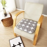 더안 양면 전기방석 1인용 크로스그레이 : 중앙 컴퍼니