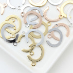 이니셜 C 펜던트 [P0078] [15.5mm x 22.5mm] : 비즈포유