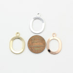 이니셜 O 펜던트 [P0078] [ 16mm x 22.5mm] : 비즈포유