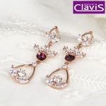 [클라비스] 루비 퀸 실버귀걸이 CL14kp-ESP195 : 주식회사 플로스
