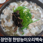 방산시장 장안정 한방능이오리백숙 종로 을지로 백숙 오리 보양식 보양 찰밥 : 장안정