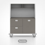 MOBILE 탕비장 W1200 D600 H1540 사무실 직원용 임원용 : 펀잇쳐스Fun-it-Urs