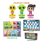신비아파트 칭찬스탬프세트/스탬프로 내마을을 콕콕 캐릭터3종 : 나진토이