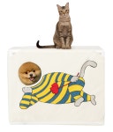 귀여운 착시효과 강아지포토존 강아지집 고양이하우스 해먹 : 로맨스독