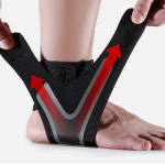 다이소발목보호대 약국 얇은 발목보호대 염좌 압박붕대 인대 밴드 아킬레스건 반깁스 바른창고 : 바른창고