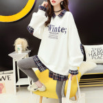 기모 맨투맨 티셔츠 롱티셔츠 박시핏 티셔츠 롱   신상  루즈-44582 : 파인애플마켓