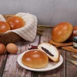 크림단팥빵 커스터드크림 용문여의주빵 130g 10개 호누브레드 : 호누브레드