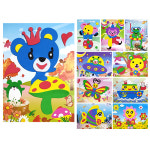 EVA 스티커 작품만들기 H형[랜덤1개] : 그린에듀