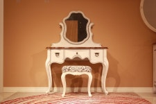 [화이트 단톡] 루이가구 화이트 까사 화장대 세트 (8900- 1 W) : 루이가구