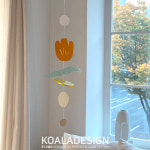 아크릴 모빌 썬캐쳐 DIY 키트 Ver.2 - 01 리시안셔스 [코알라디자인] : 코알라디자인