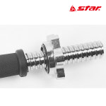 [스타] 강철도금 덤벨봉 25mm 고정나사 마구리 : 원투 컴퍼니